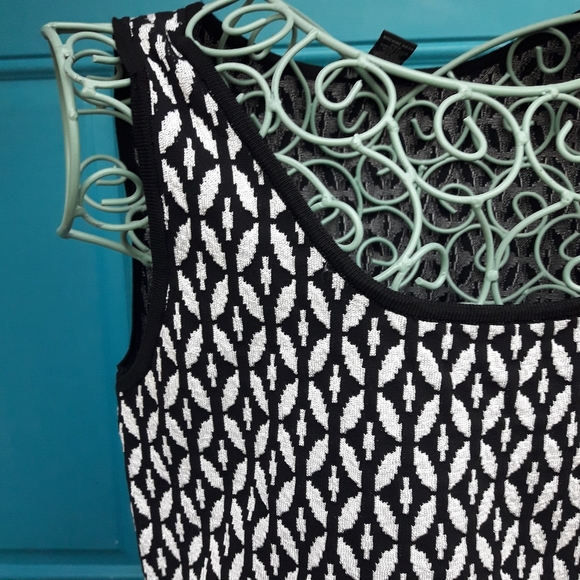 Sweater Dress Long Tank Top Knit Sweater Print - Picture 6 of 16